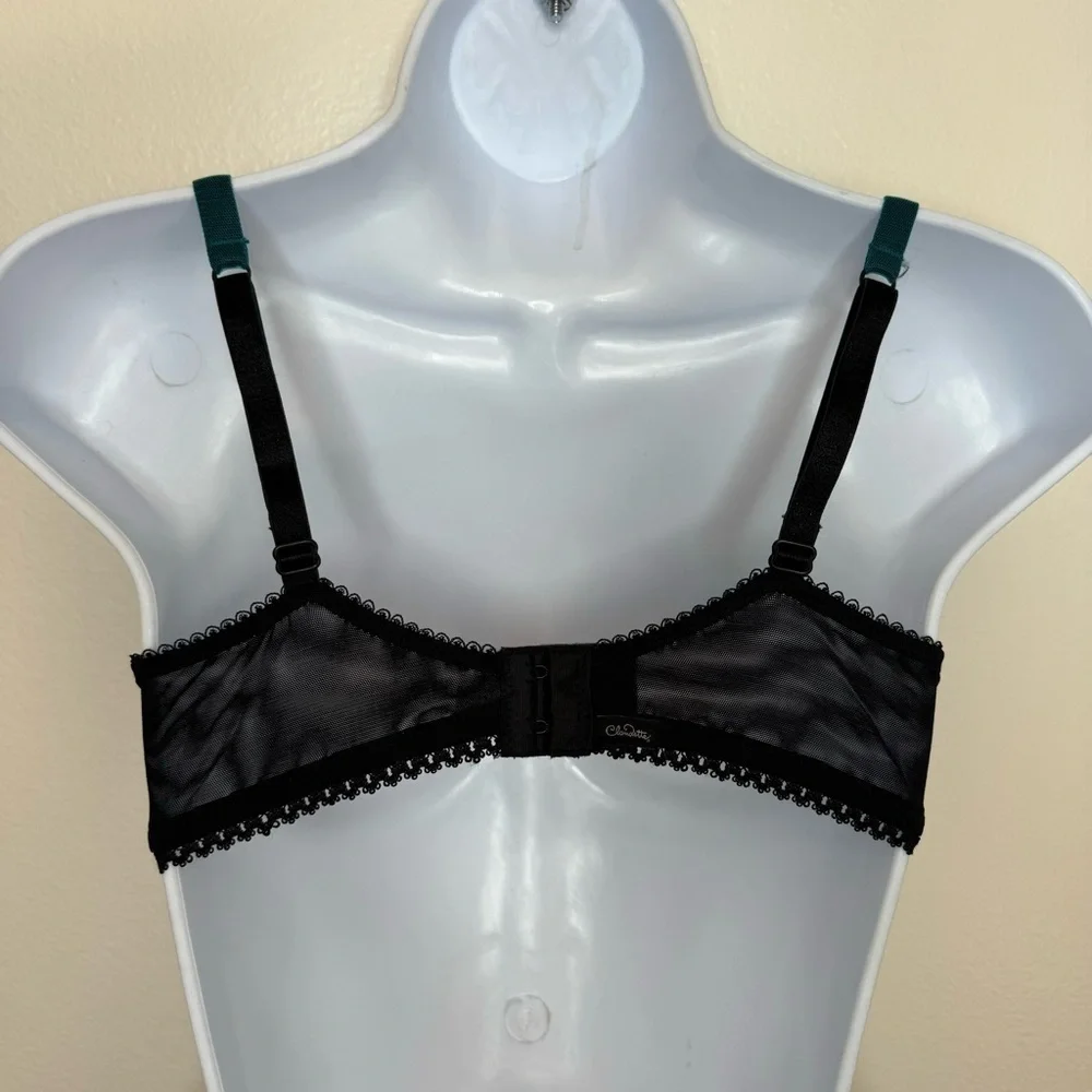 Claudette Neon Turquoise Intense Demi Bra SZ. 36 B